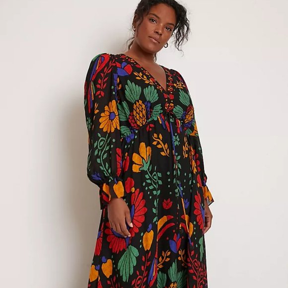 Anthropologie Farm Rio Georgette Maxi Dress - Picture 5 of 6